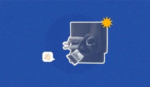 Pessoa trabalhando no sofá de casa para ilustrar o trabalho remoto